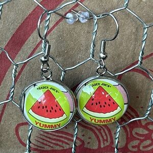 Trader Joe’s earrings 18mm watermelon